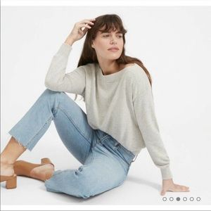 Everlane The Soft Cotton Boatneck Knit Sweater